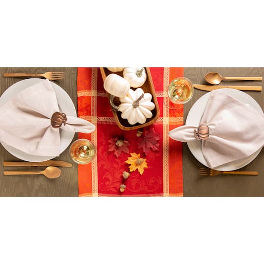 DII® 72" Harvest Wheat Jacquard Table Runner